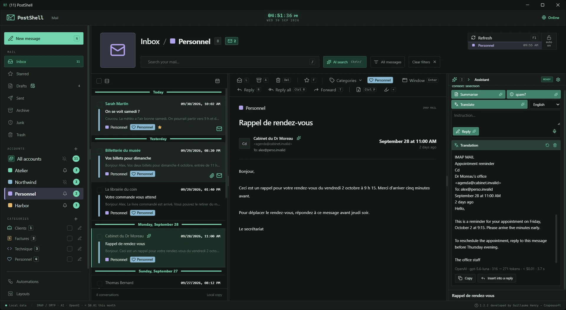 All your mail, in one workspace.